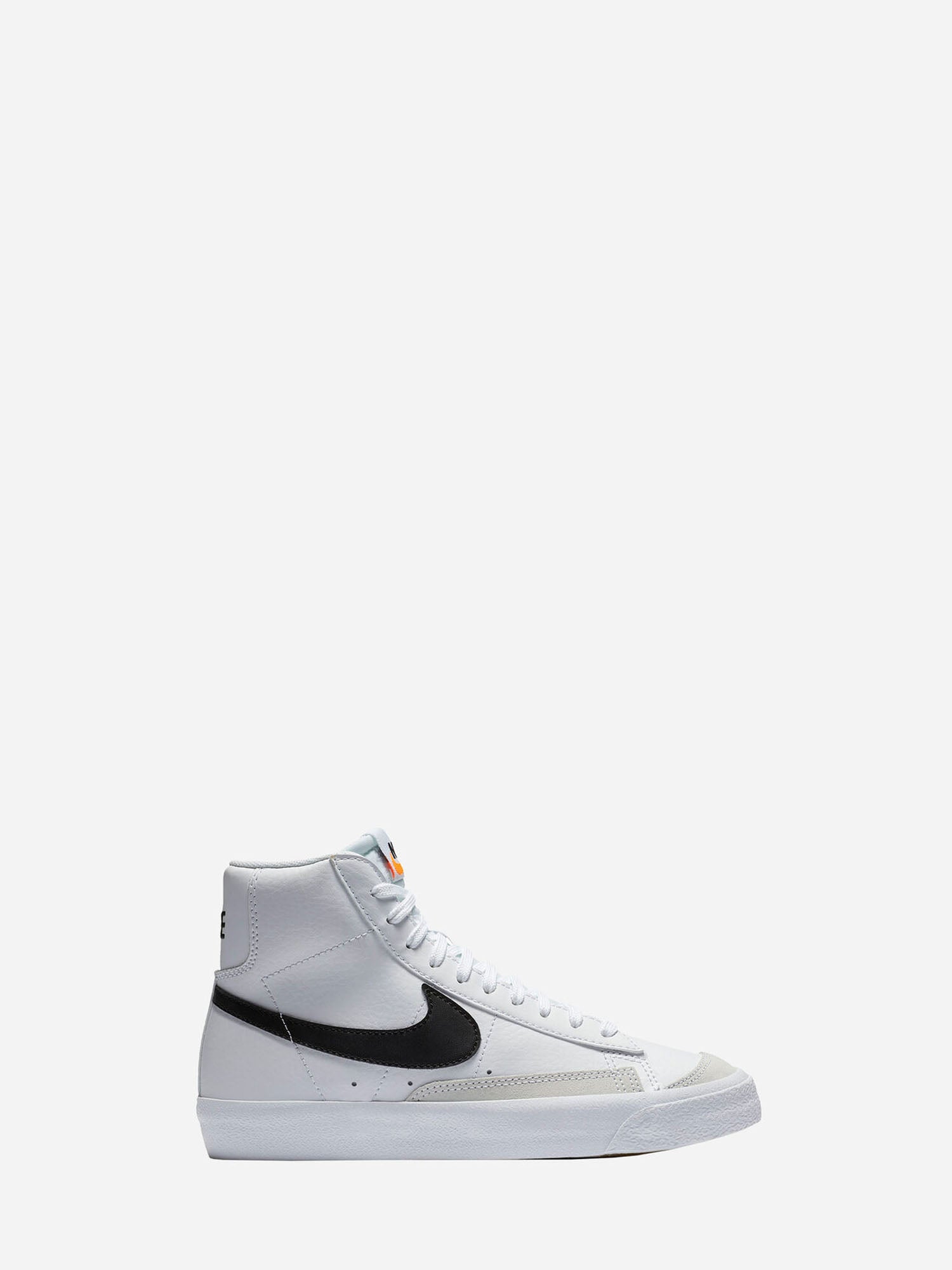 NIKE SNEAKERS BLAZER MID '77 GS BIANCO-NERO