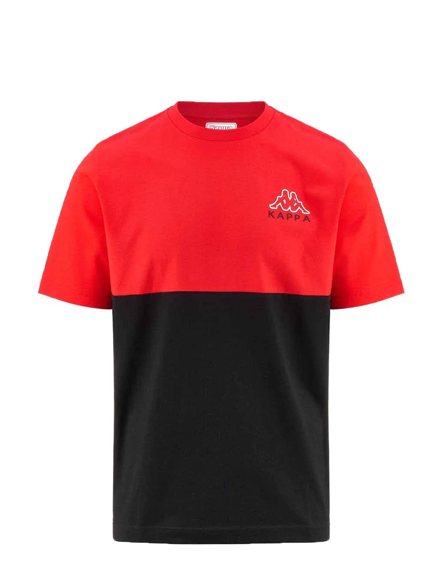 KAPPA T-SHIRT EDWIN ROSSO - NERO