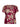 RINASCIMENTO CURVY T-SHIRT CON FANTASIA FIORI BORDEAUX ROSSO - BEIGE