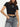 GUESS T-SHIRT COLETTE CROP NERO