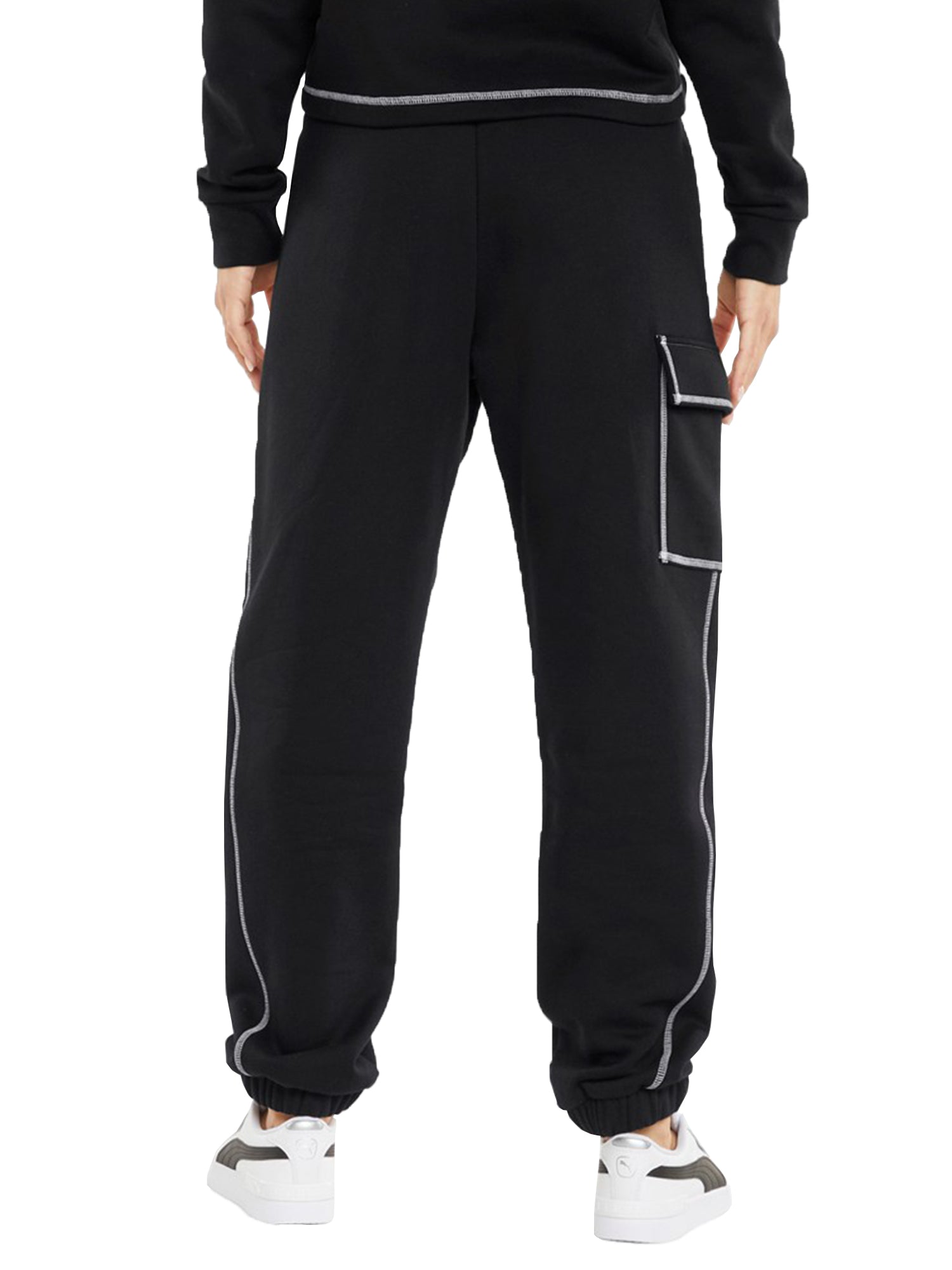 PUMA PANTALONI SPORTIVI POWER CARGO NERO