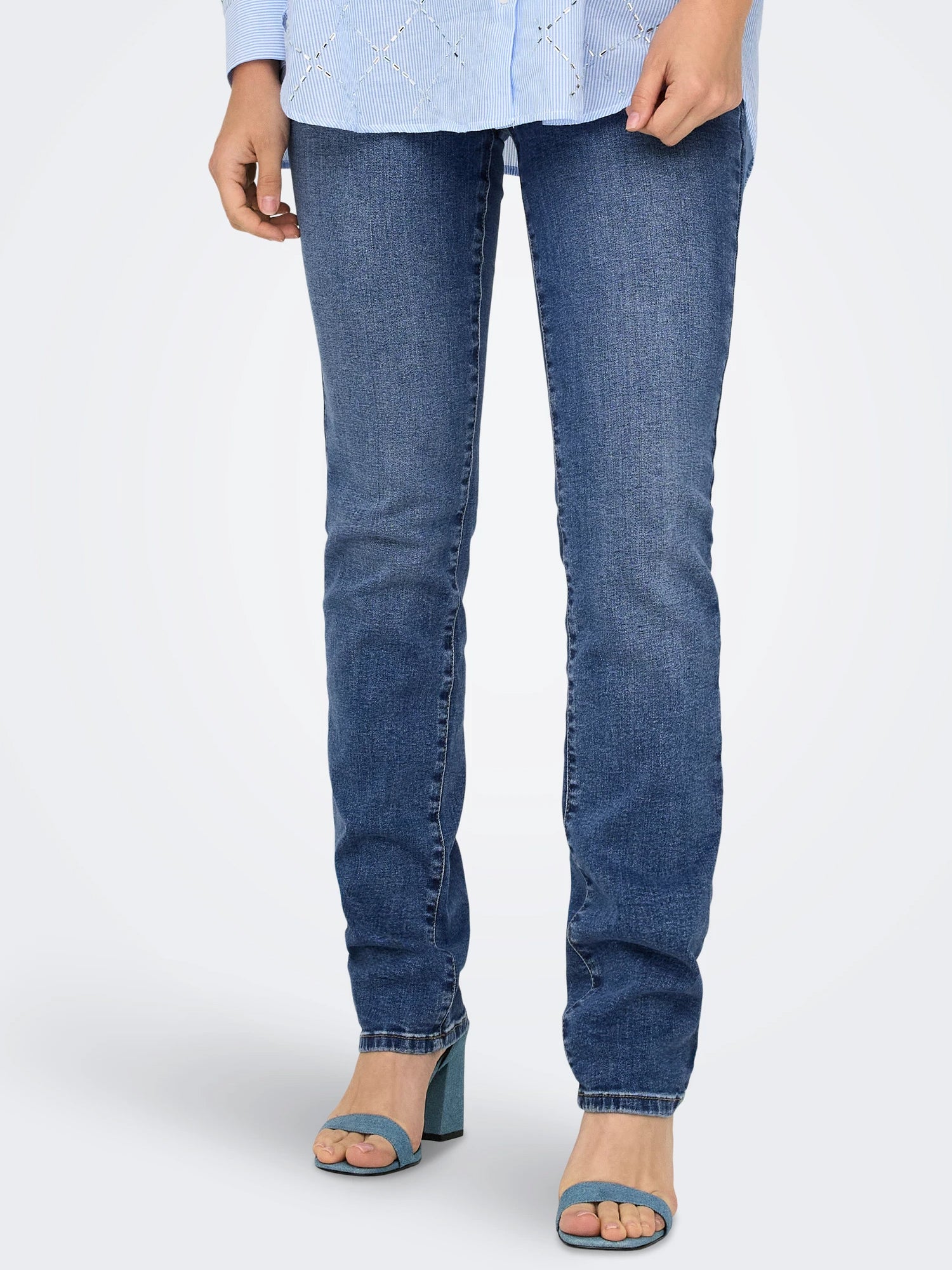 ONLY JEANS SUI MID SLIM IN DENIM BLU