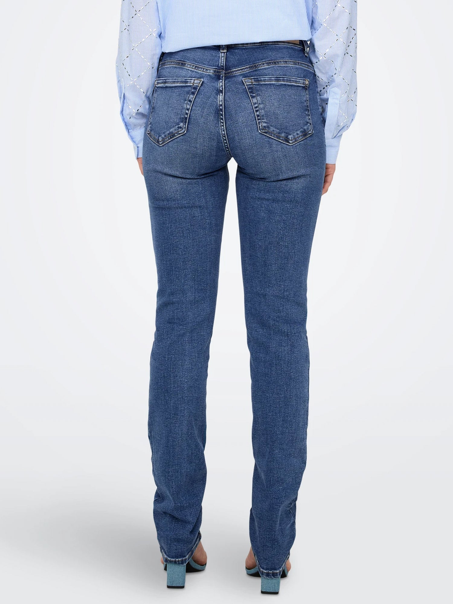 ONLY JEANS SUI MID SLIM IN DENIM BLU