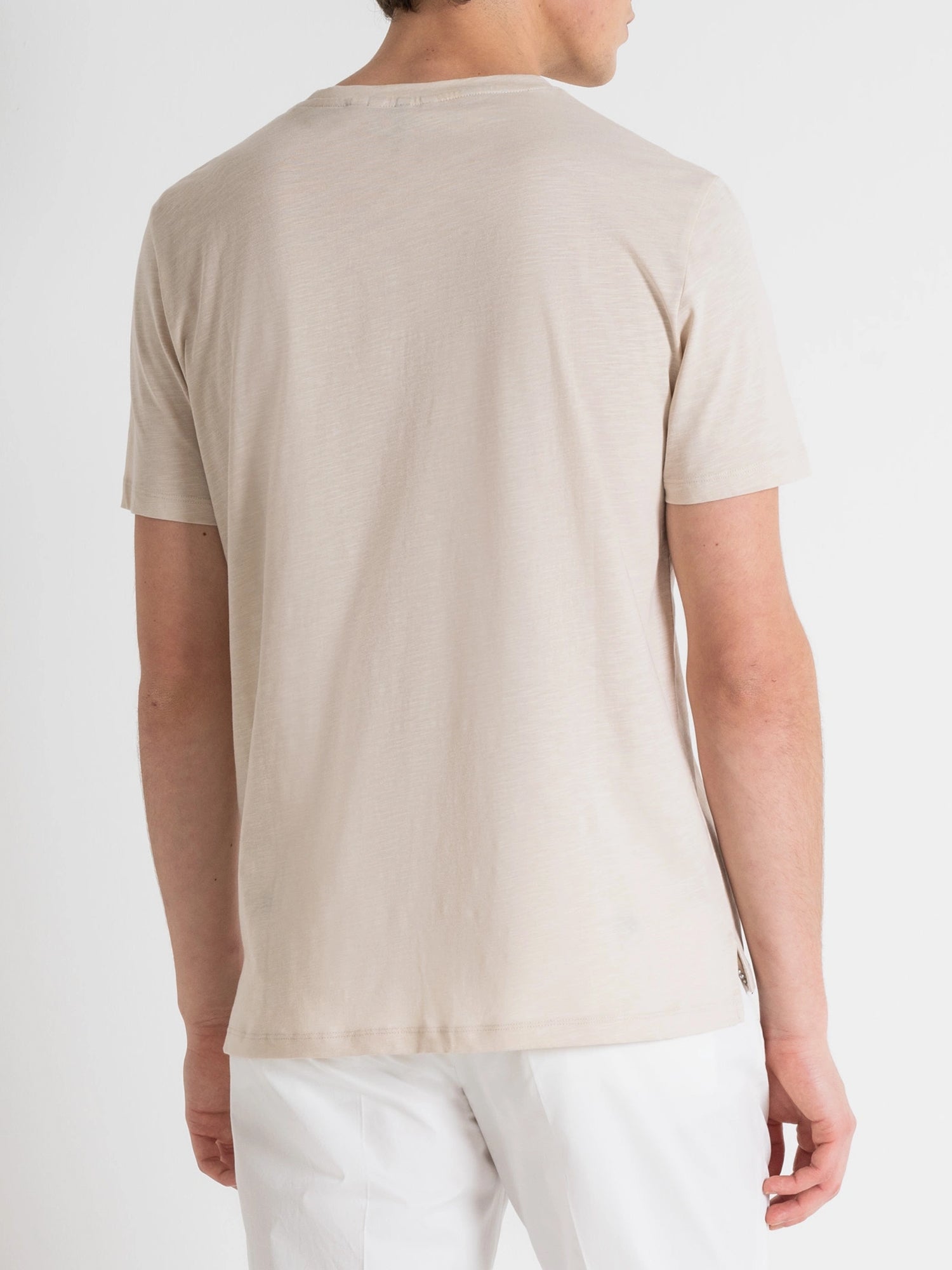 ANTONY MORATO T-SHIRT REGULAR FIT IN COTONE BIANCO PAPIRO