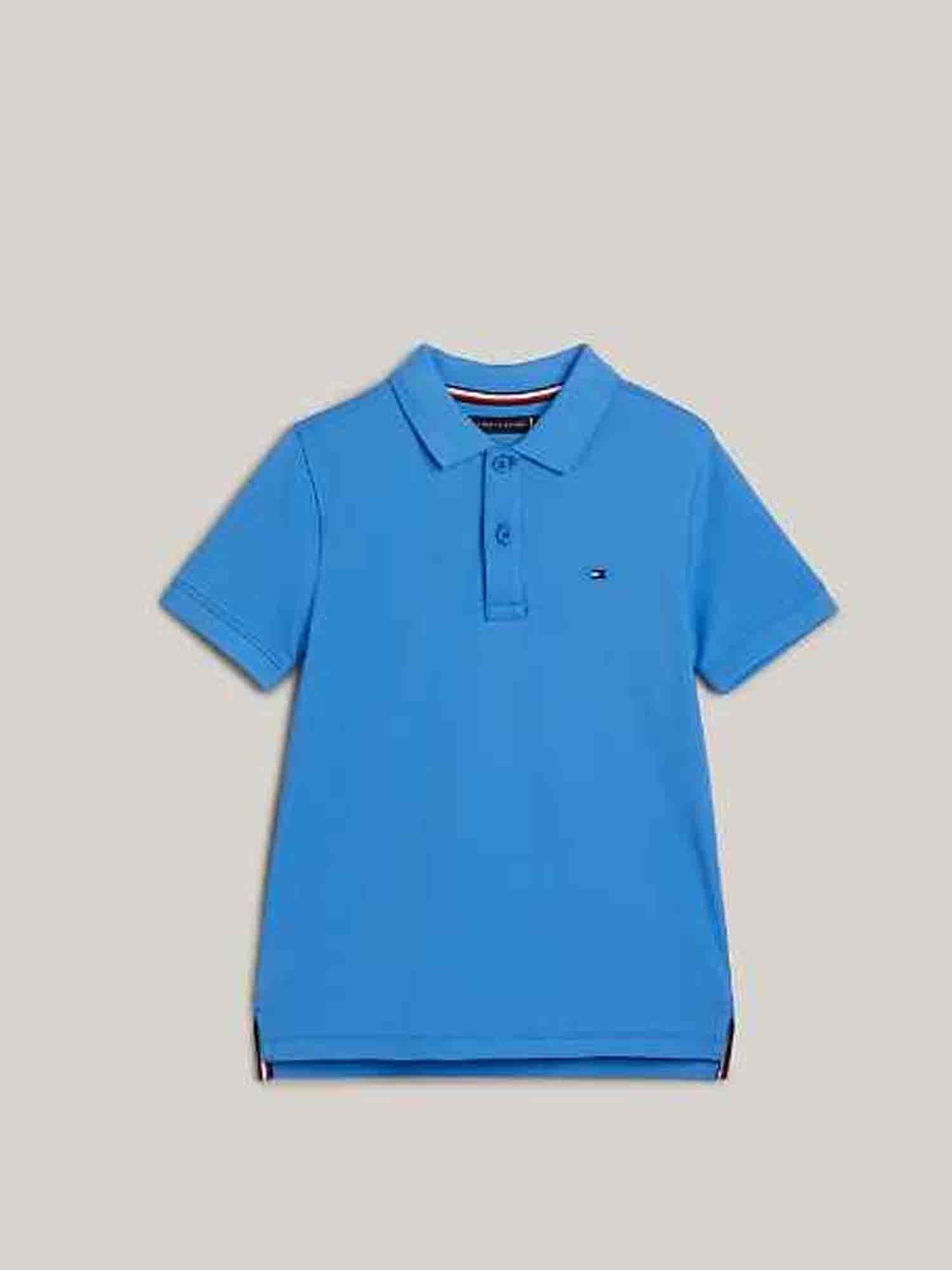 TOMMYY HILFIGER POLO ESSENTIAL DA RAGAZZO AZZURRO