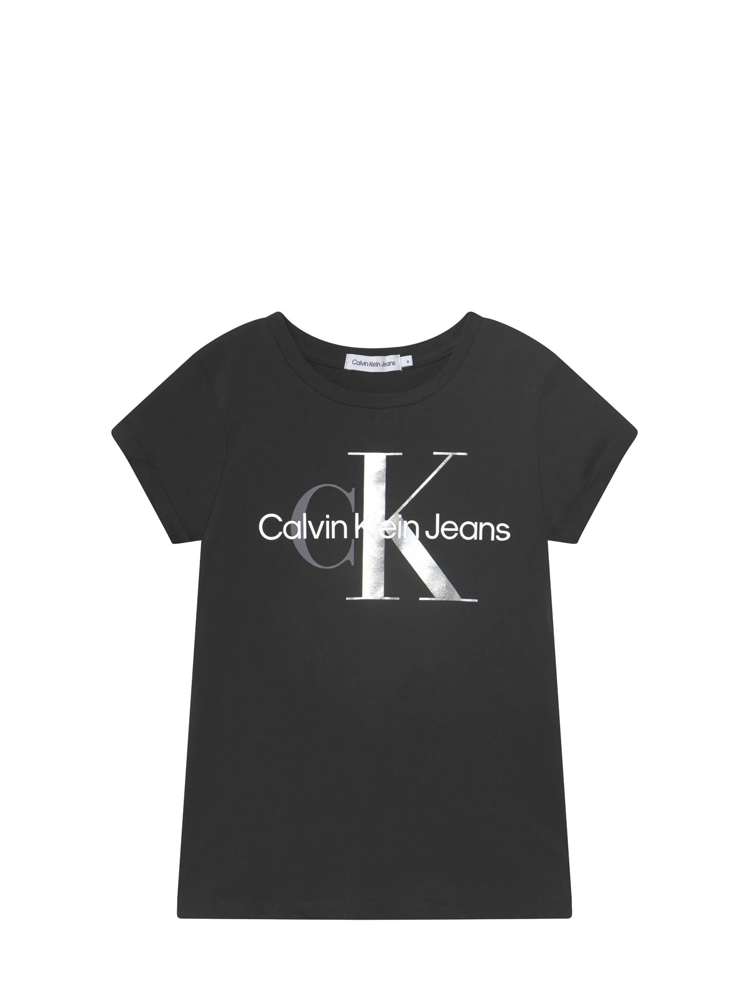 CALVIN KLEIN T-SHIRT MANICA CORTA DA RAGAZZA NERO