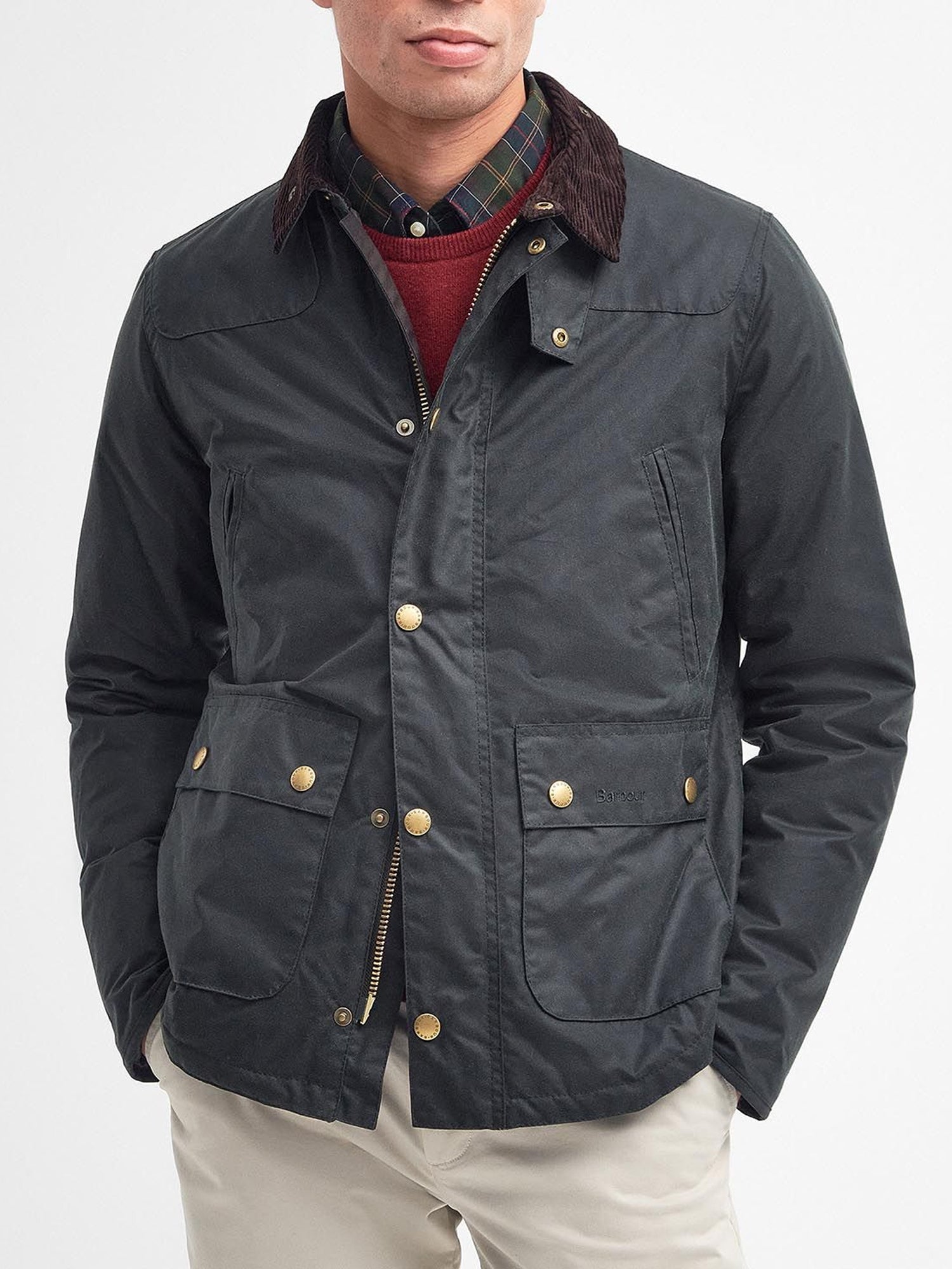 BARBOUR REELIN GIACCA CERATA SAGE