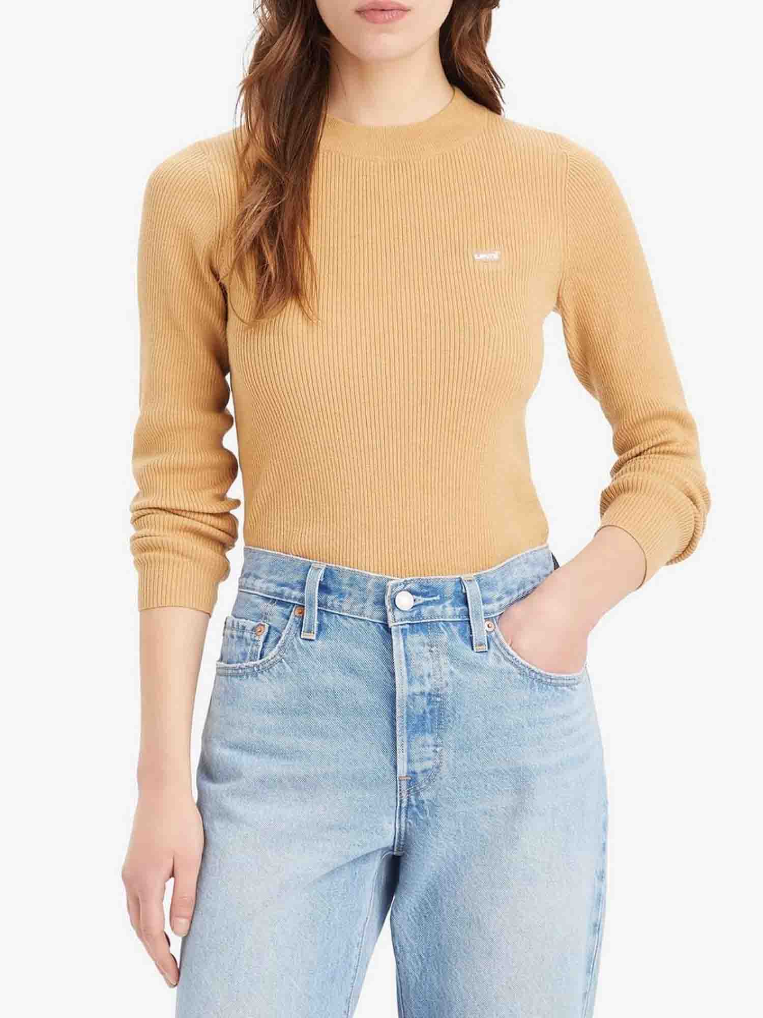 CREWNECK RIB SWEATER