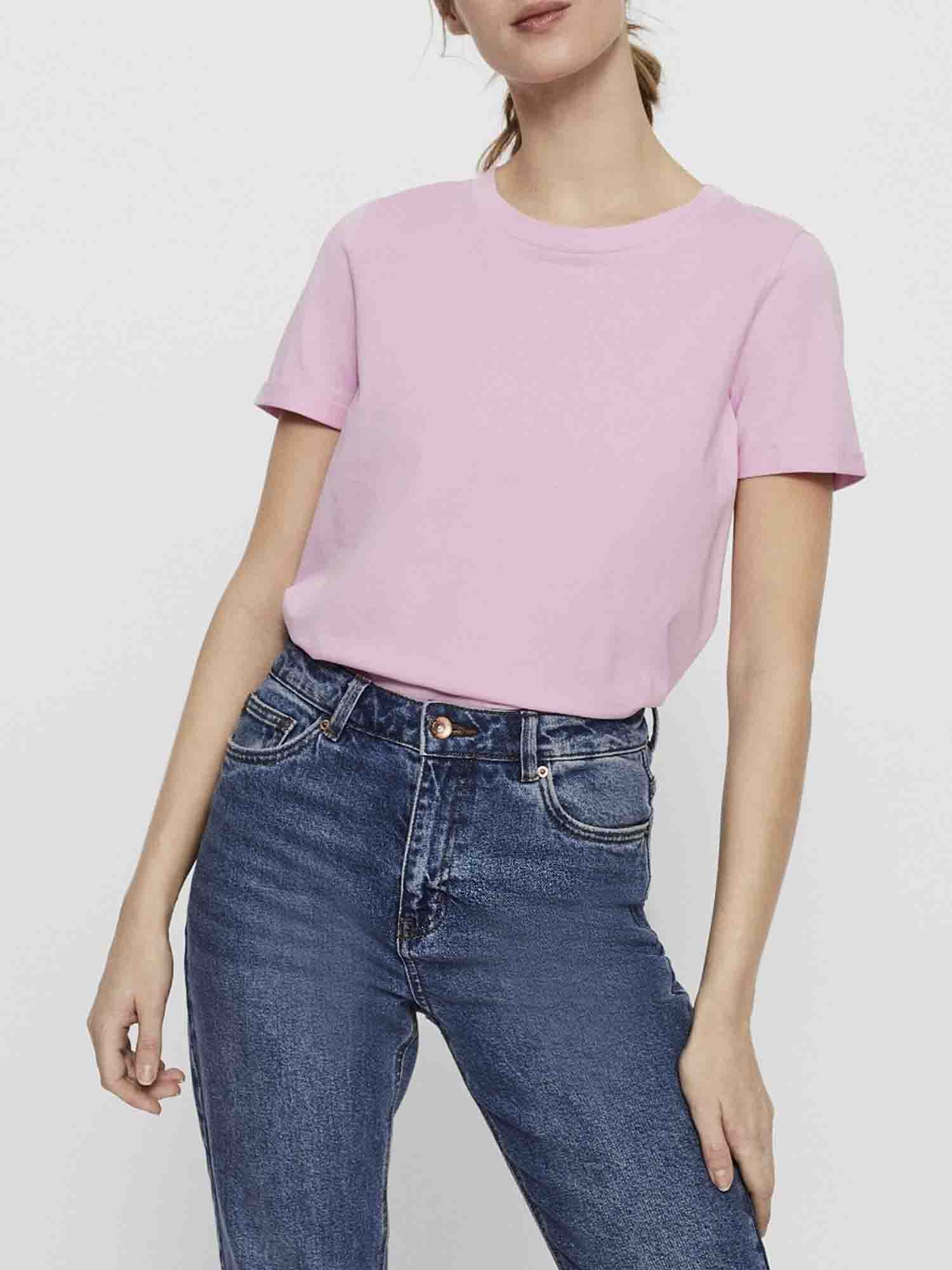 VERO MODA PAULA T-SHIRT PASTEL LAVANDER