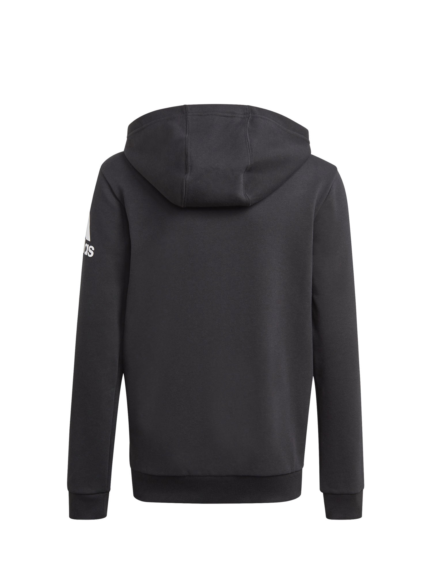 ADIDAS FELPA CON CAPPUCCIO FULL-ZIP NERO