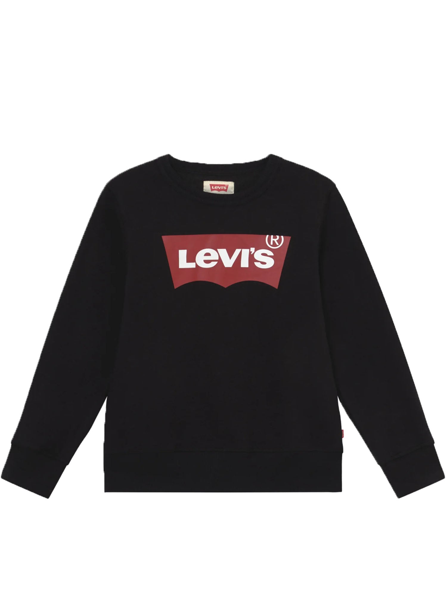 LEVI'S KIDS FELPA GIROCOLLO NERO