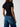 Guess t-shirt logo script con strass