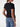 GUESS T - shirt Nero Cotone
