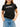 Tommy hilfiger kids t-shirt con logo metallizzato da bambina