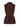 Rinascimento gilet a righe sfrangiate