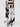 Rinascimento maxi gonna con stampa black&white