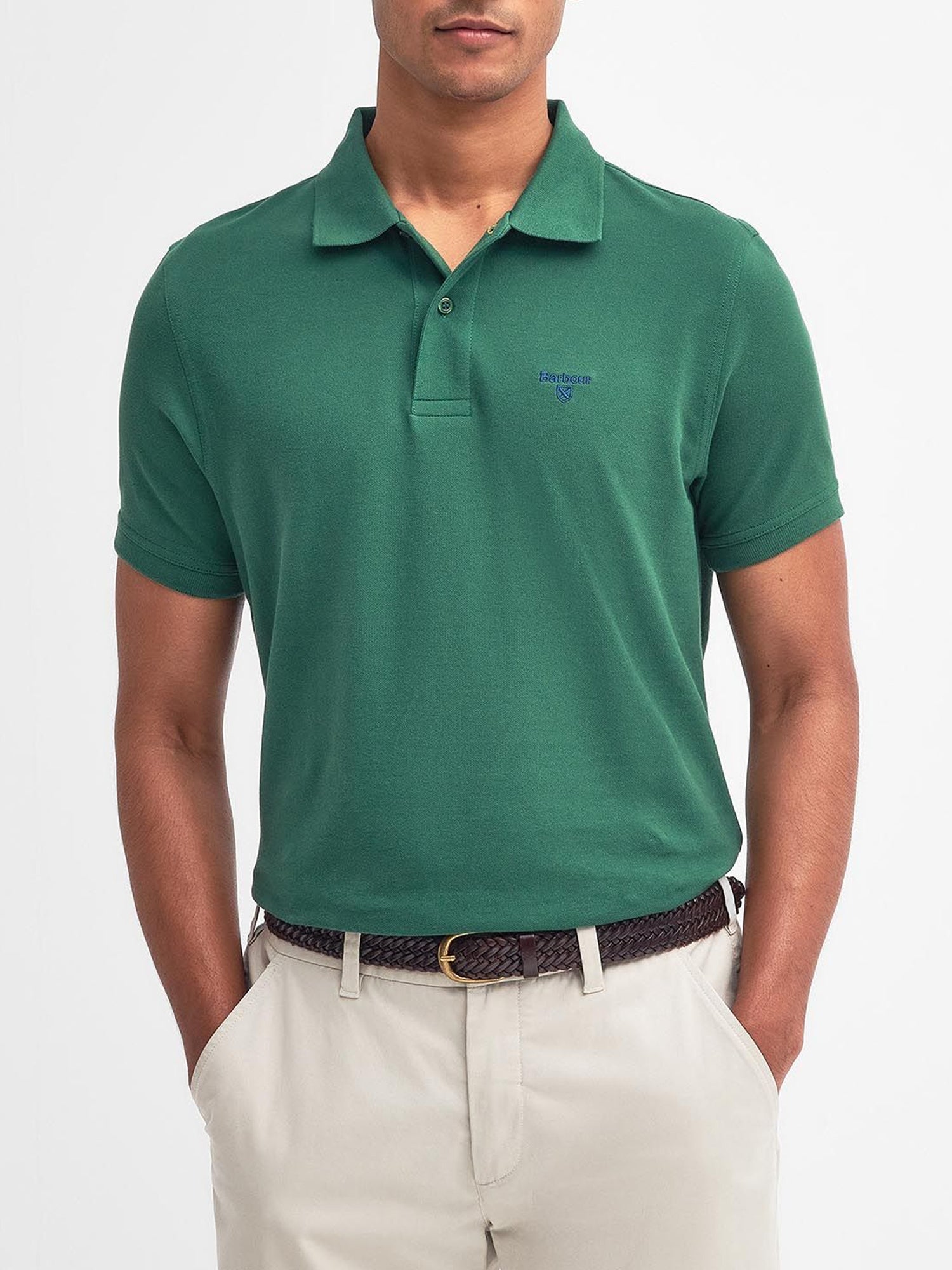 BARBOUR POLO LIGHTWEIGHT SPORTS VERDE