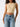 Guess millie top con pizzo