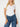 Guess t-shirt scollo a v con logo mini triangolo