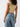 Guess millie top con pizzo