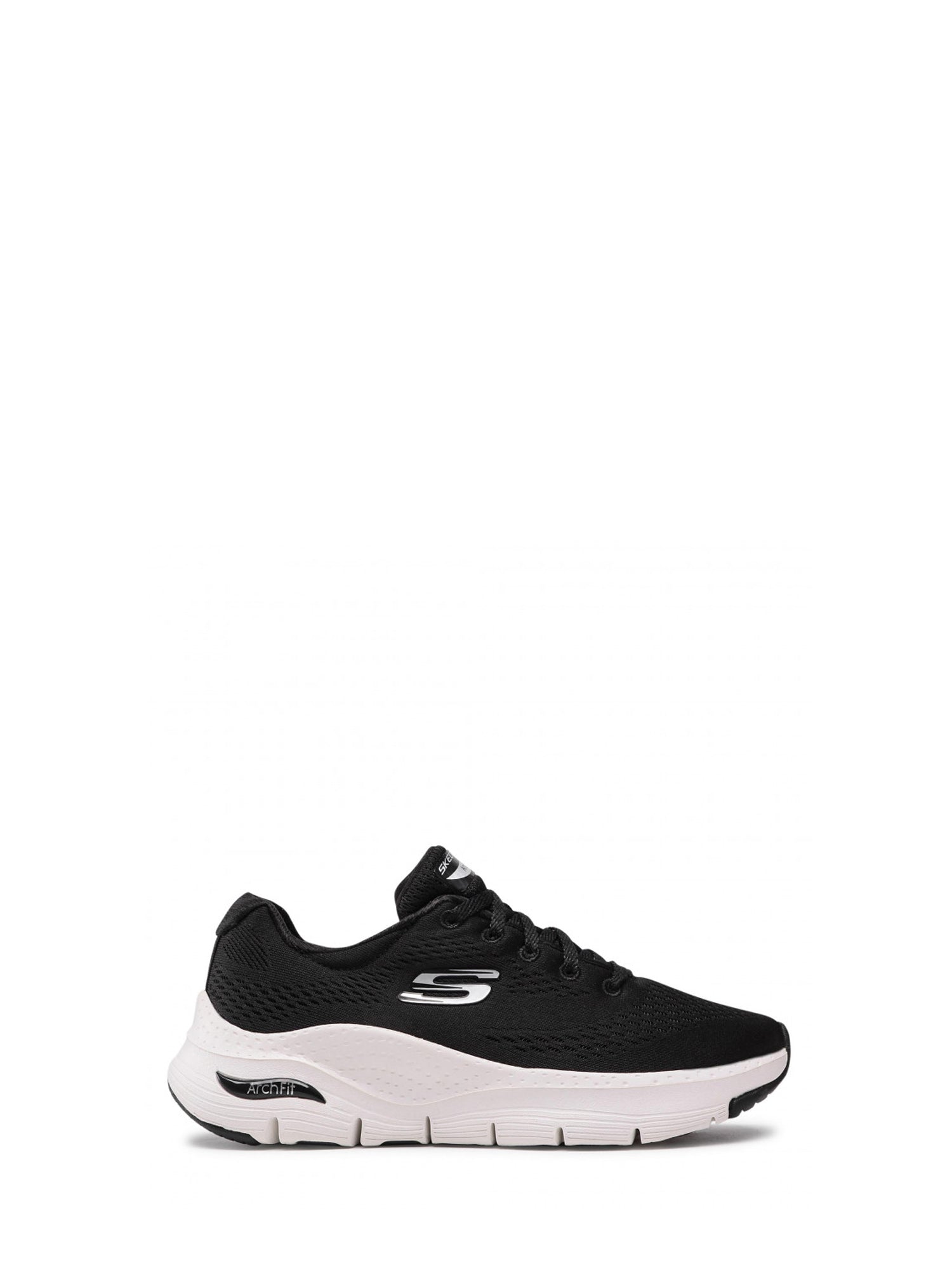SKECHERS SNEAKERS ARCH FIT-SUNNY OUTLOOK NERO-BIANCO