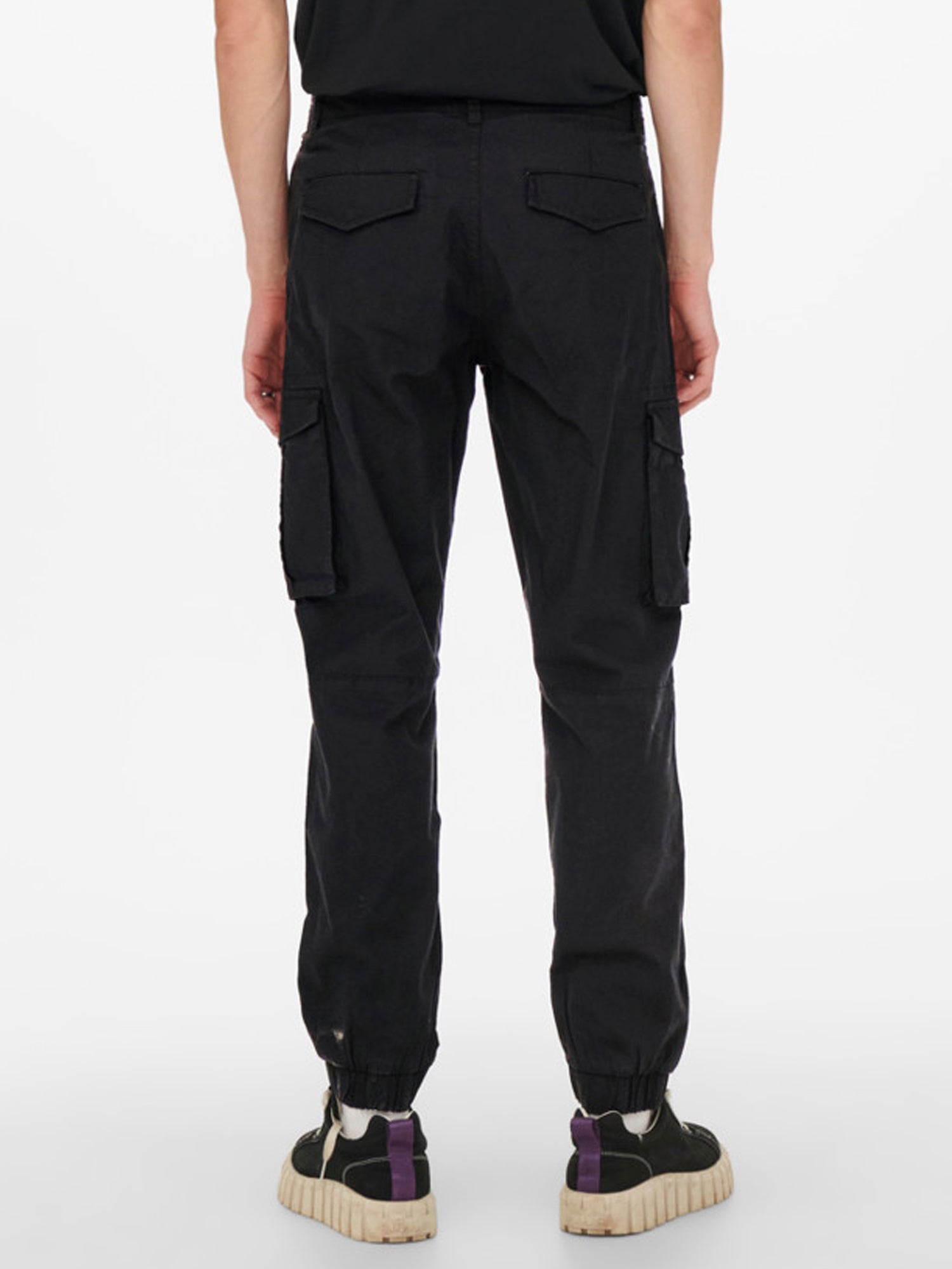 ONLY&SONS PANTALONI CARGO NERO