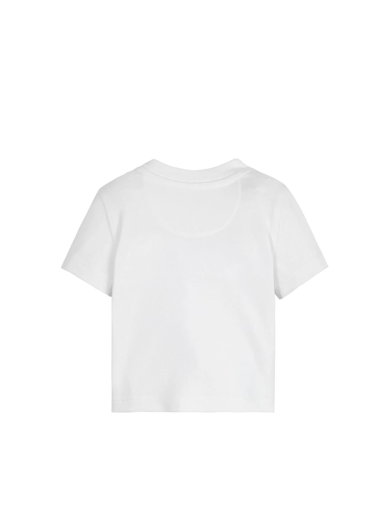 CALVIN KLEIN T-SHIRT IN COTONE BIOLOGICO BIANCO