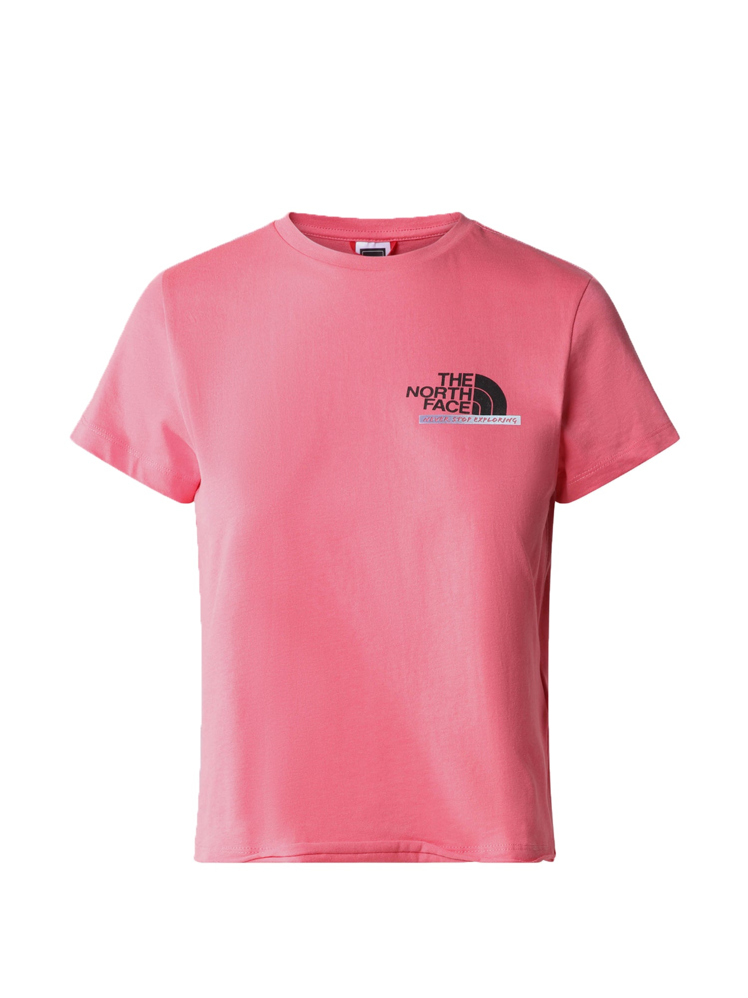 THE NORTH FACE T-SHIRT GRAPHIC ROSA