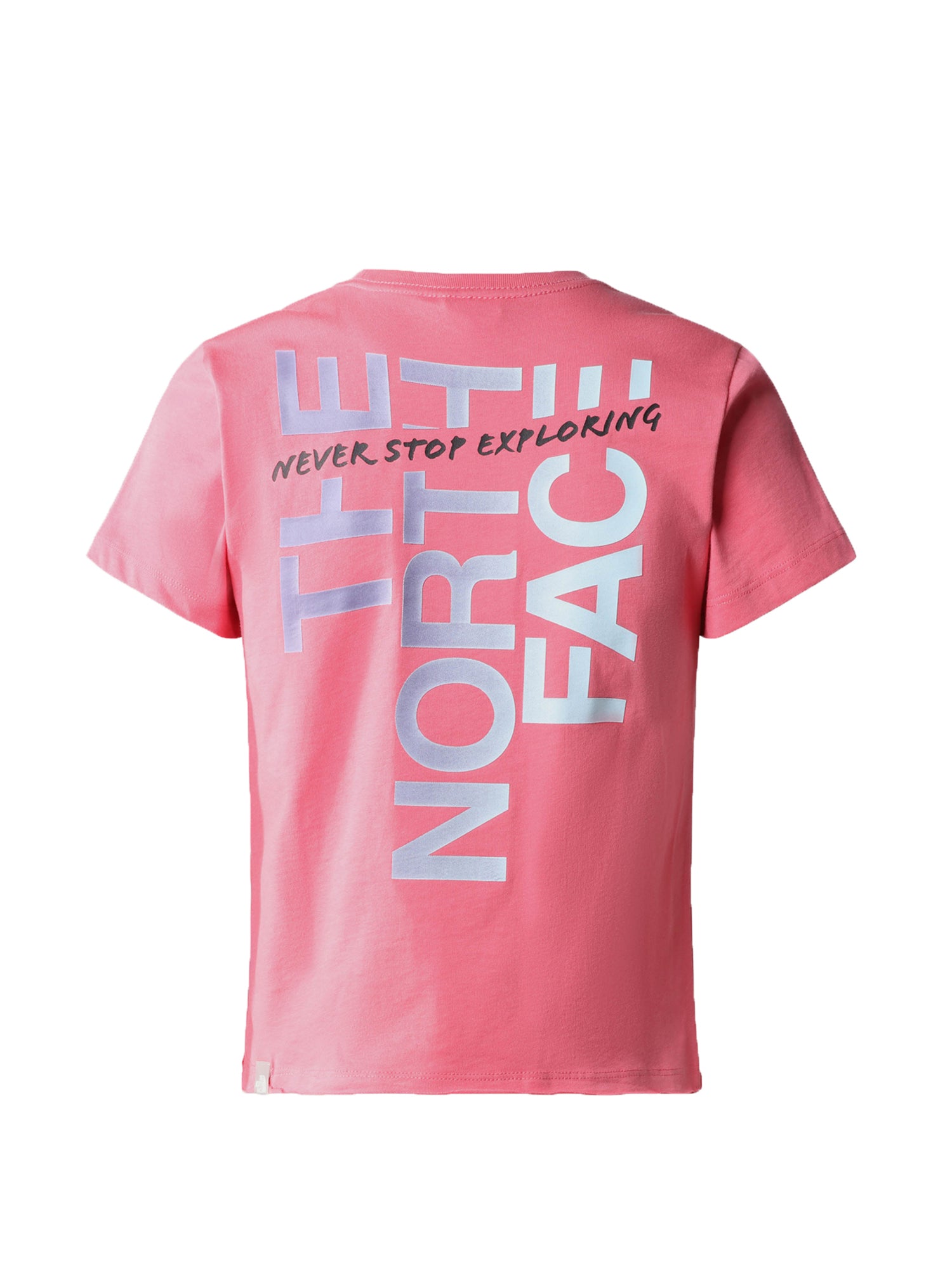 THE NORTH FACE T-SHIRT GRAPHIC ROSA