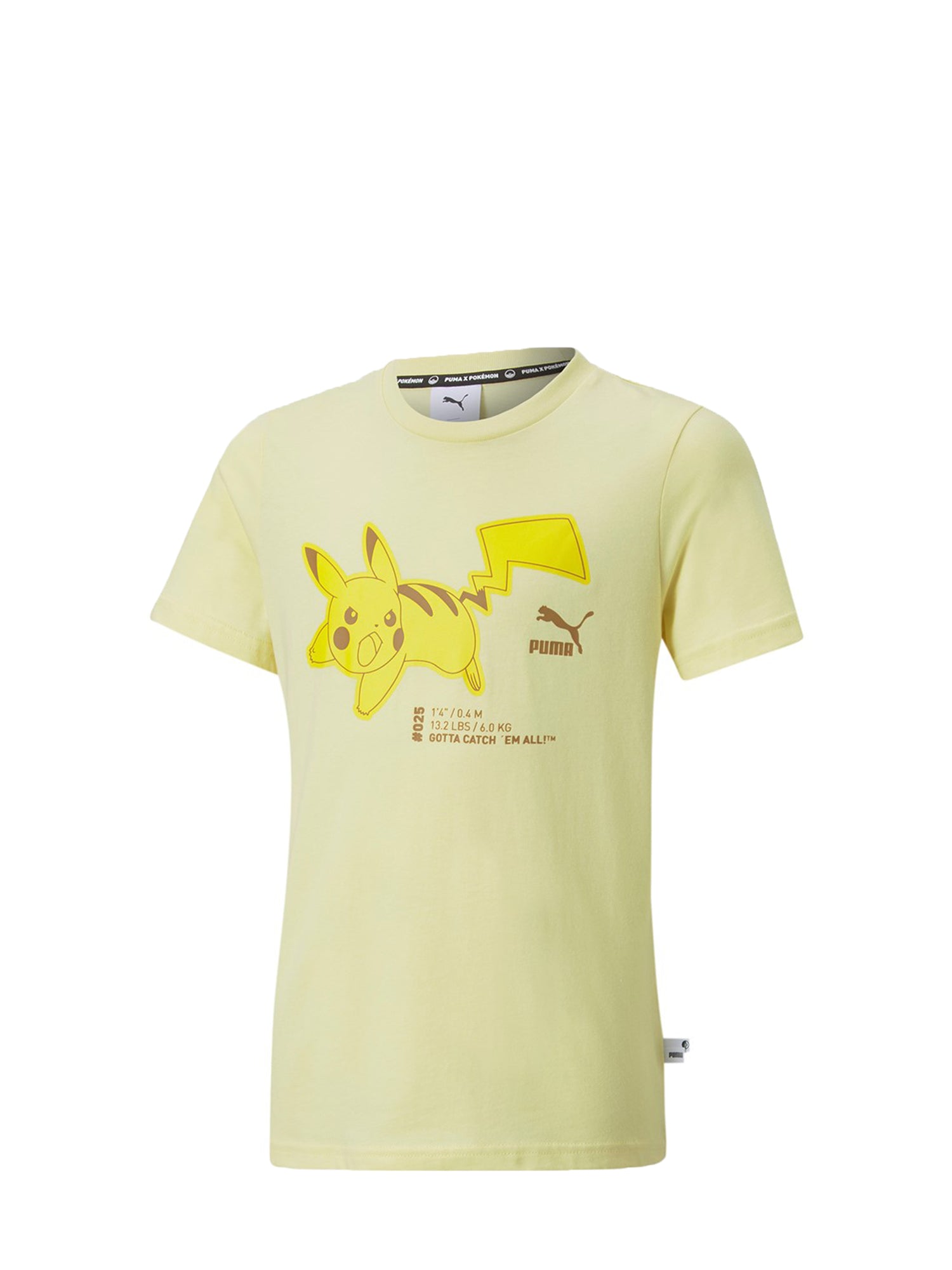 PUMA T-SHIRT X POKÉMON GIALLO PASTELLO