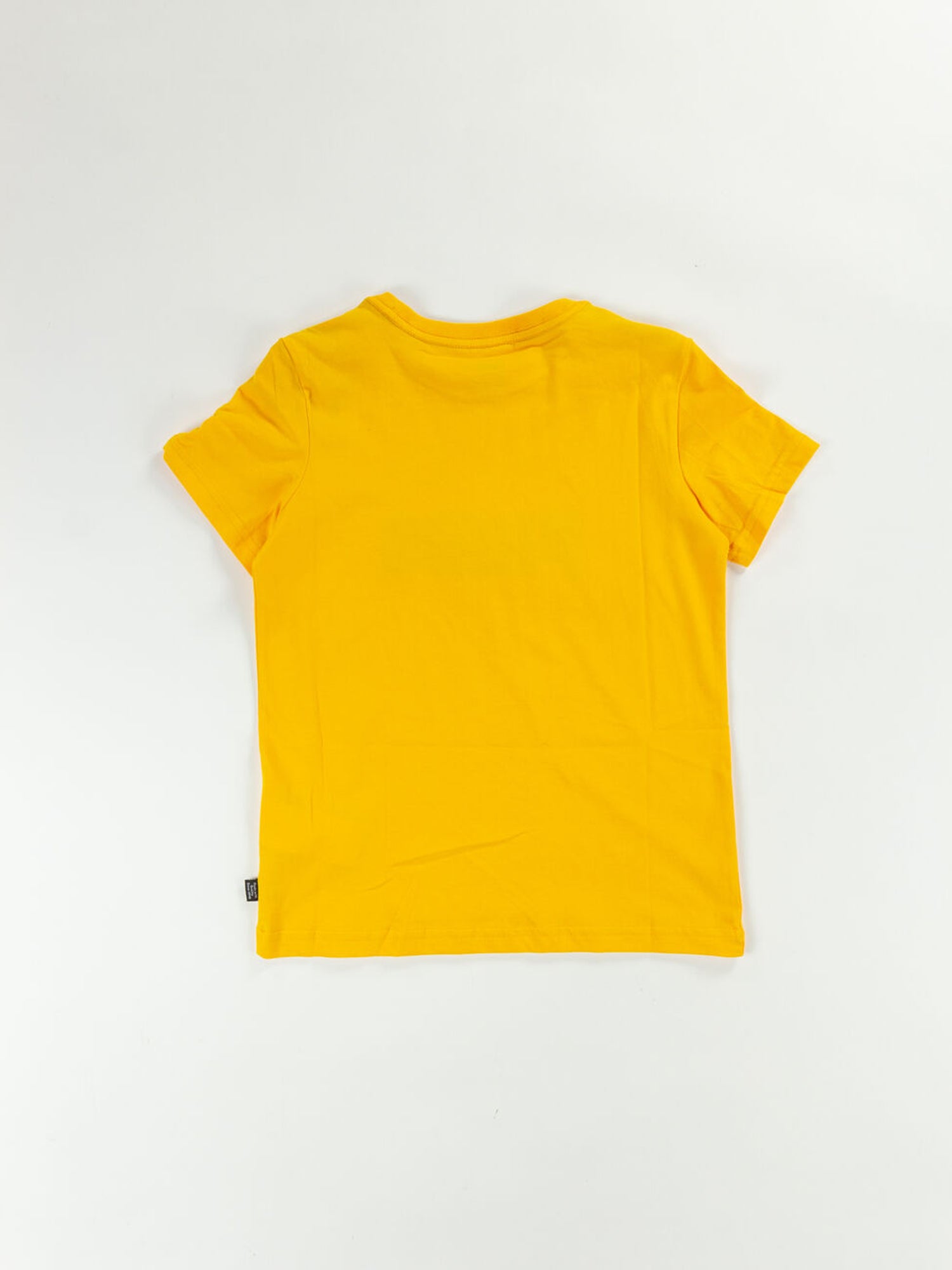 PUMA T-SHIRT ESSENTIALS+ TWO-TONE LOGO GIALLO