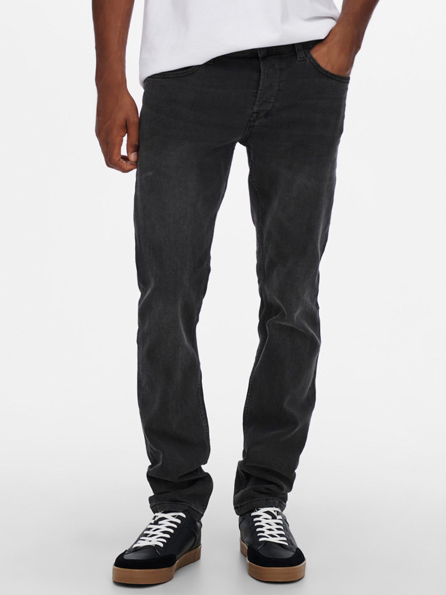 ONLY&SONS JEANS SLIM FIT IN DENIM NERO