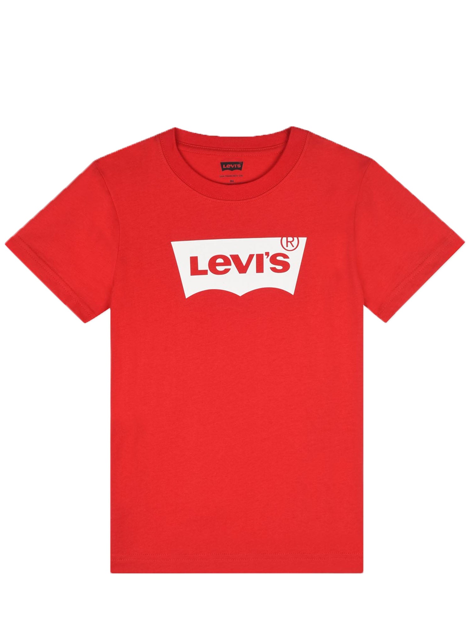 LEVI'S T-SHIRT CON LOGO BATWING ROSSO