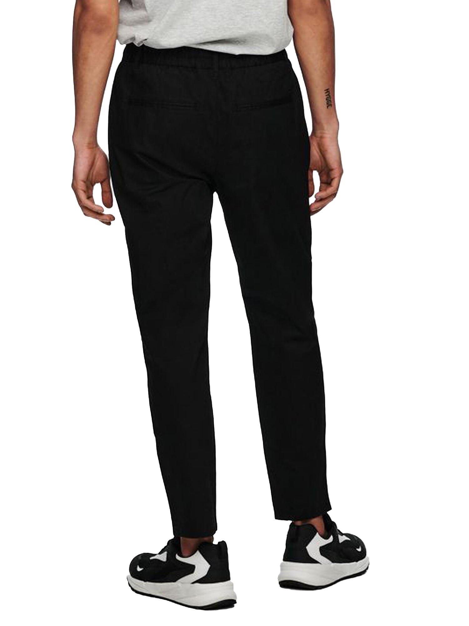 ONLY&SONS PANTALONI CHINO CROPPED NERO