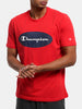 champion-t-shirt-maniche-corte-rosso