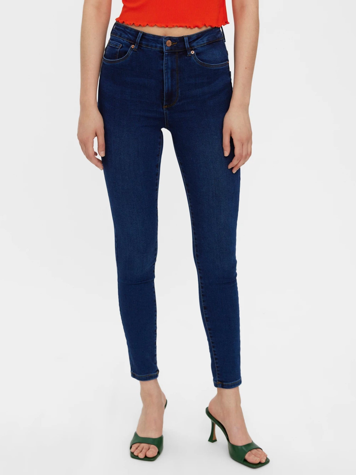 VERO MODA JEANS SOPHIA SKINNY IN DENIM BLU SCURO