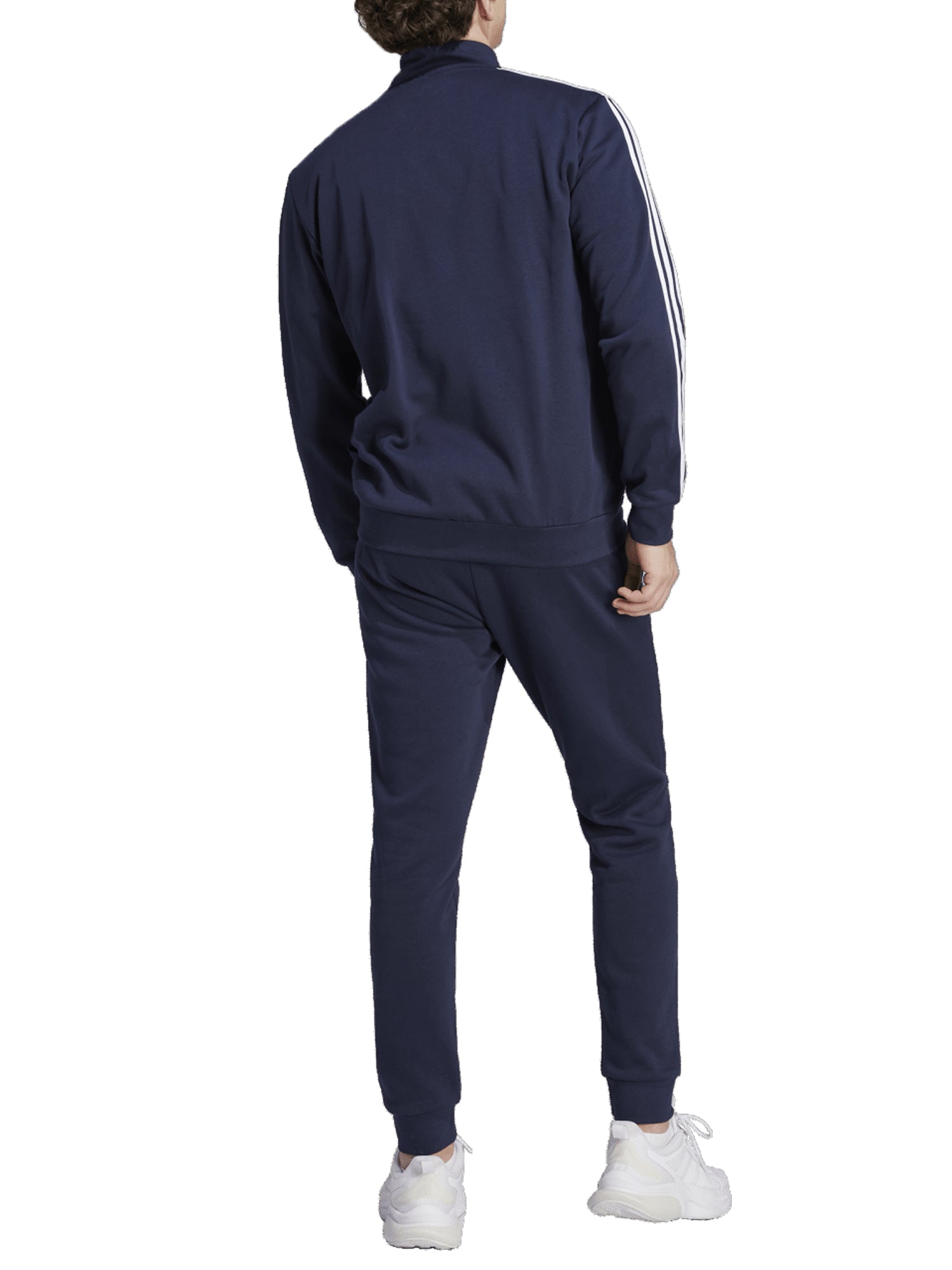 ADIDAS TUTA BASIC 3-STRIPES FLEECE BLU