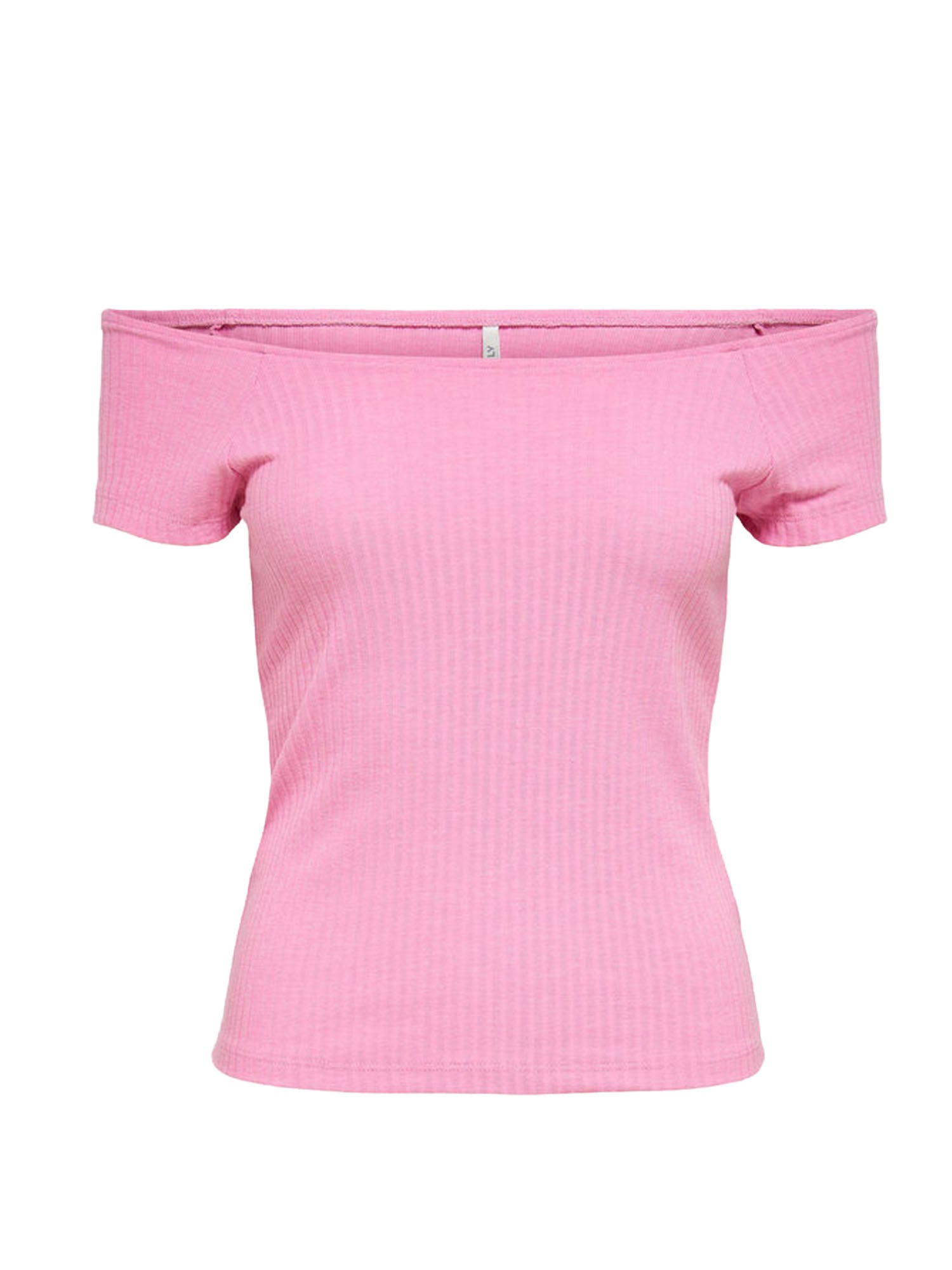 ONLY TOP SCOLLO A BARCA LILLA - ROSA