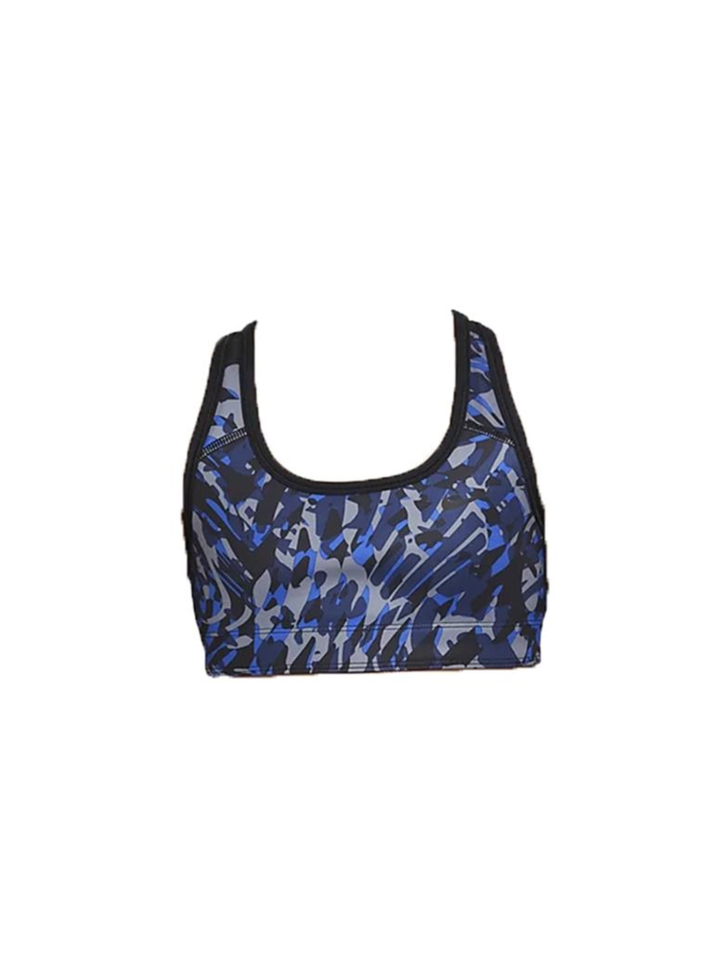 NIKE BRA REVERSIBILE SWOOSH BLU