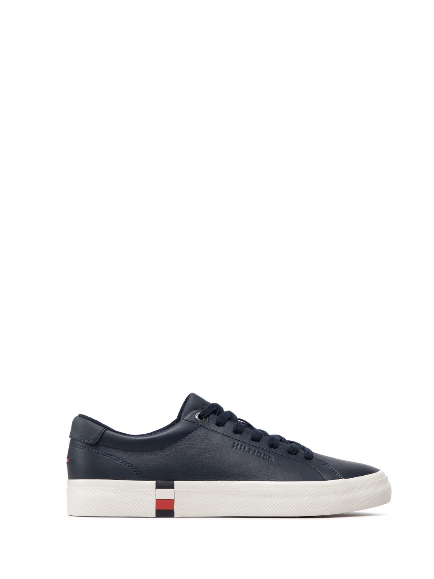 TOMMY HILFIGER SNEACKERS MODERN VULC CORPORATE LEATHER BLU