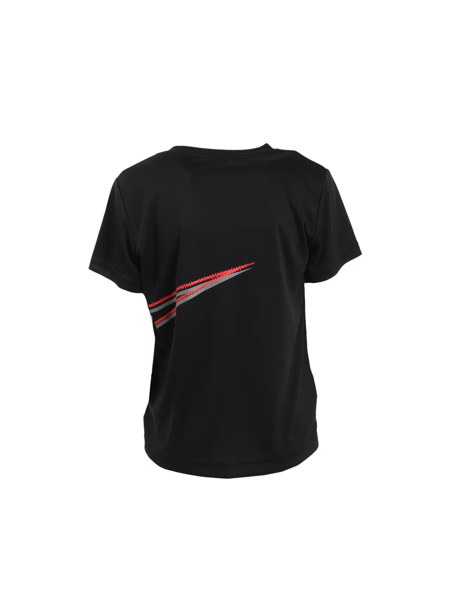 NIKE T-SHIRT MANICHE CORTE SWOOSH DISTORTION NERO