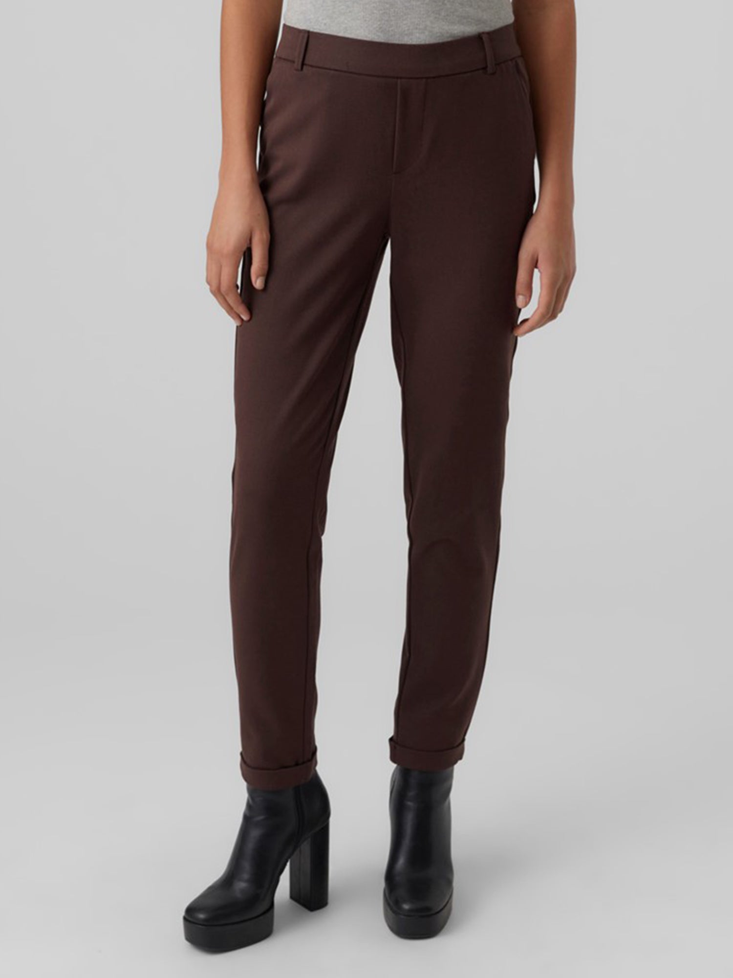 VERO MODA PANTALONI SARTORIALI MAYA CAFFE'