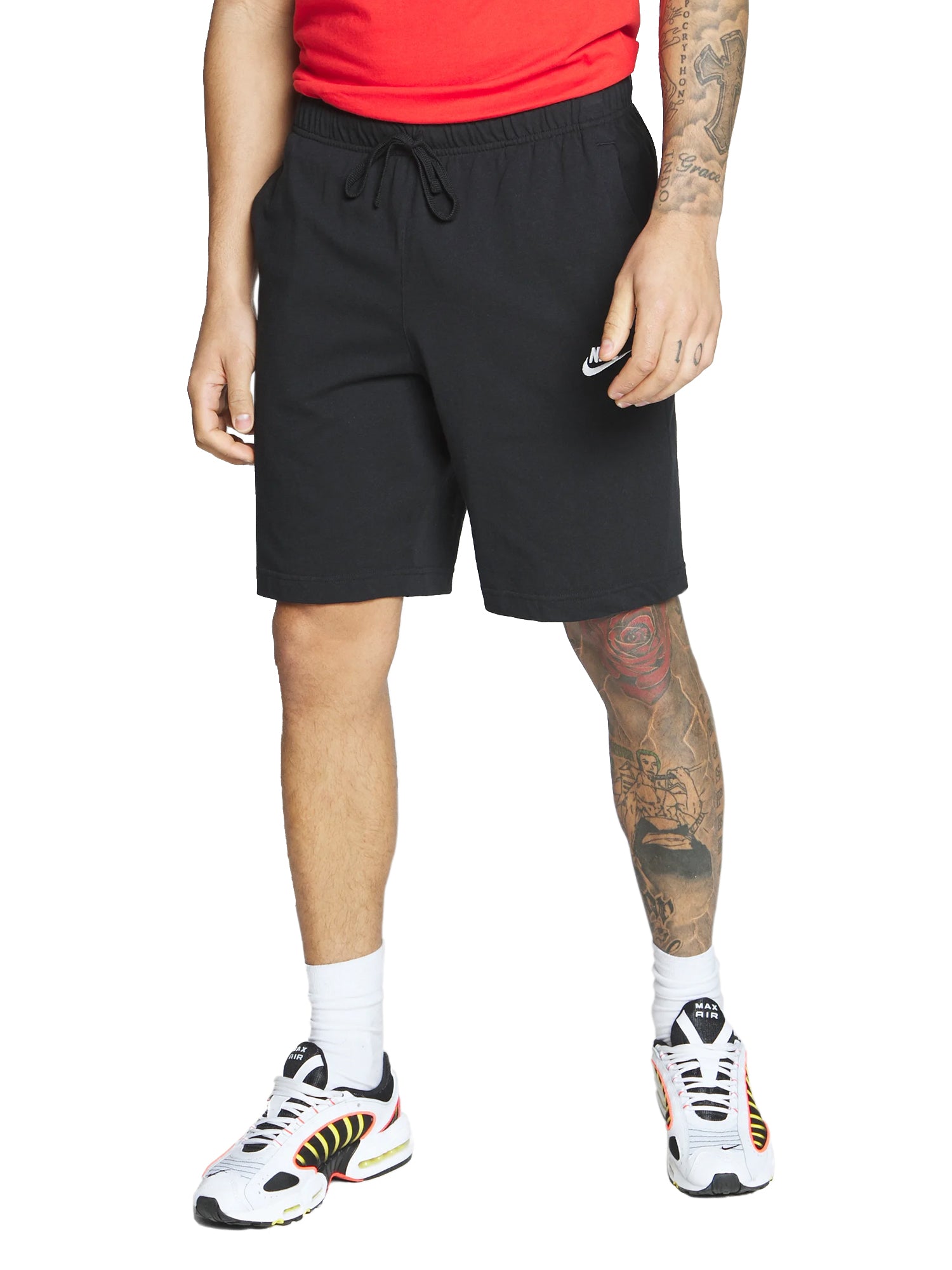 NIKE SHORTS SPORTSWEAR CLUB NERO