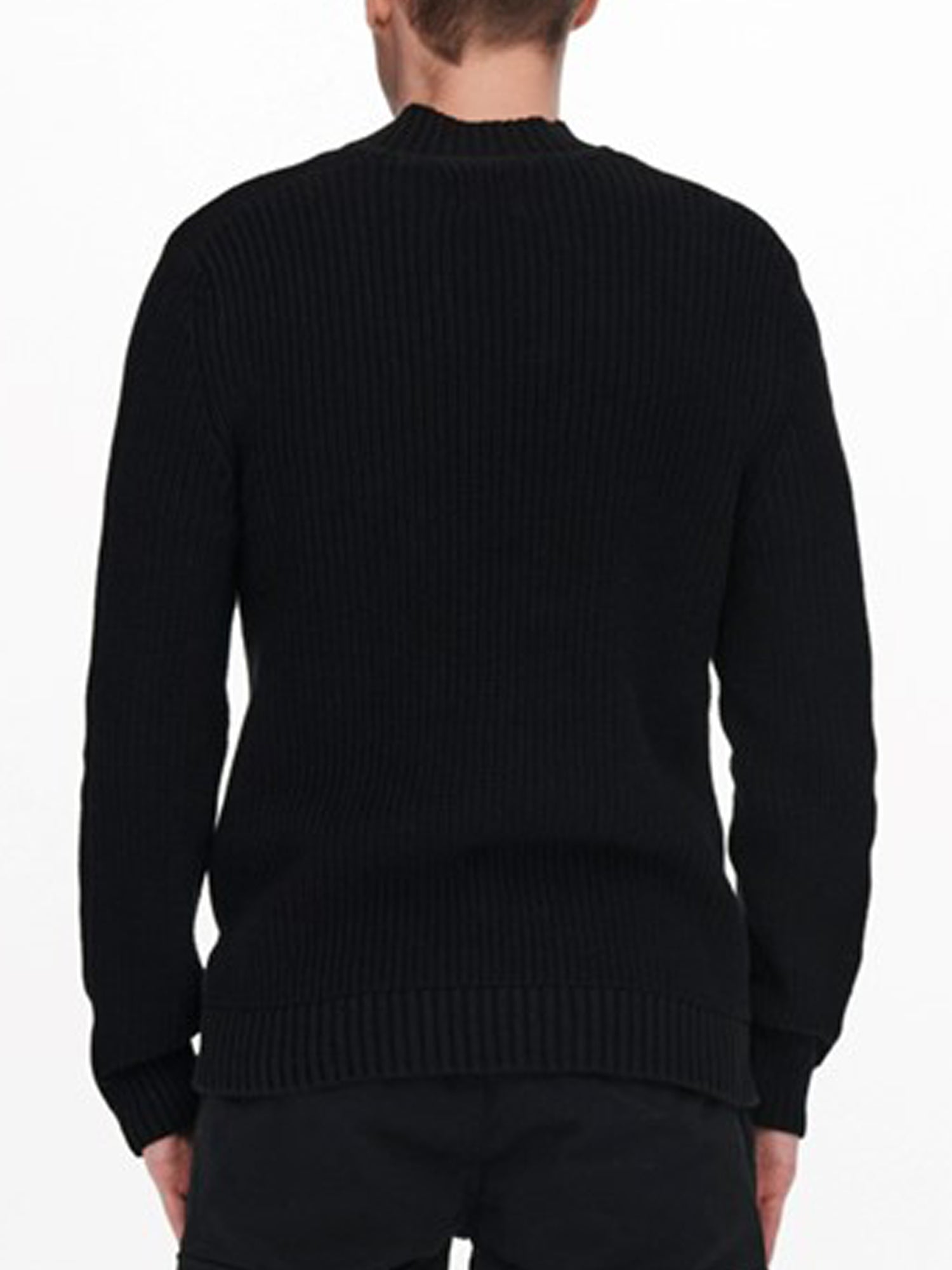 ONLY&SONS PULLOVER IN MAGLIA NERO