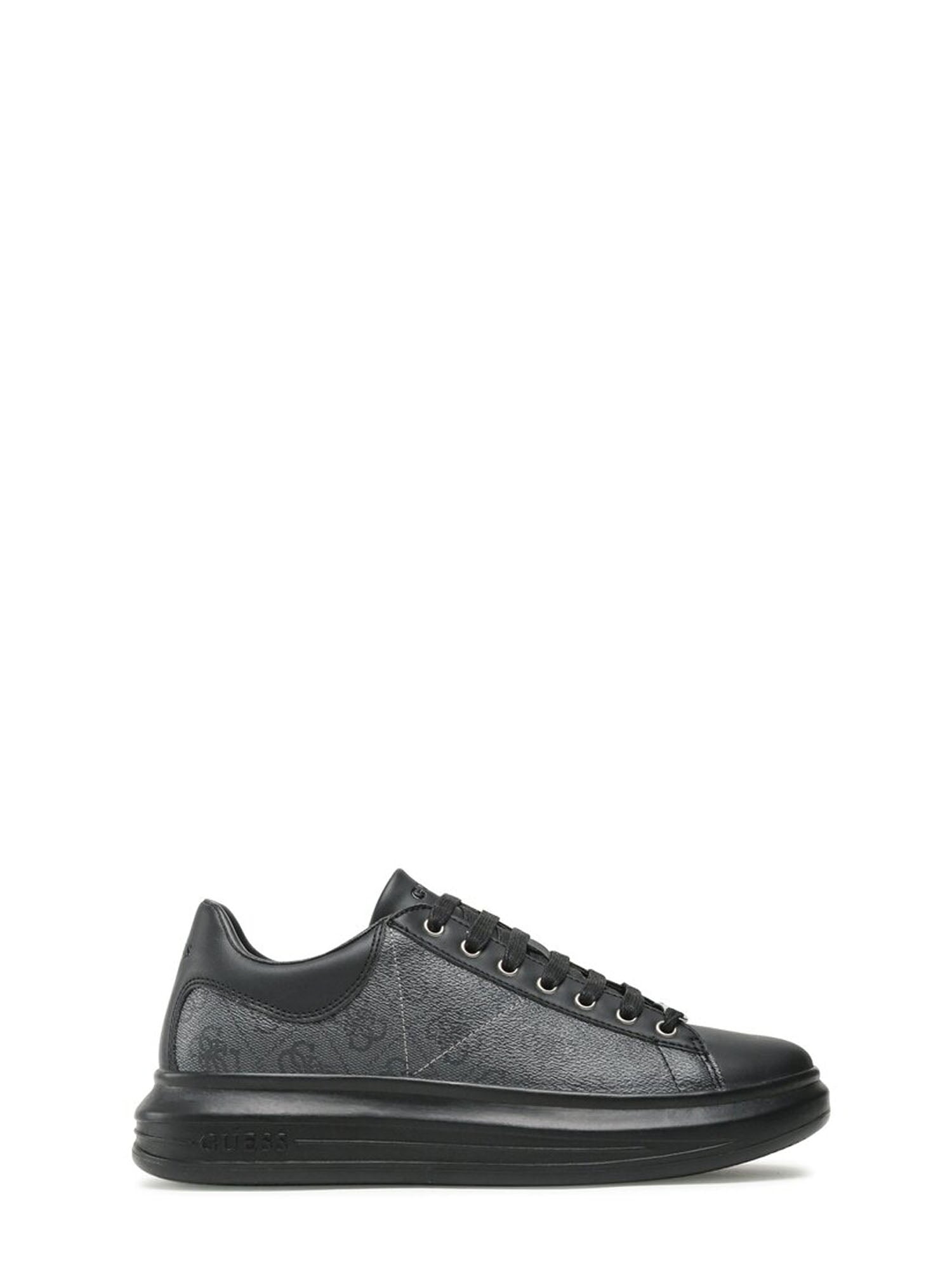 GUESS JEANS SHOES SNEAKERS BASSE VIBO NERO