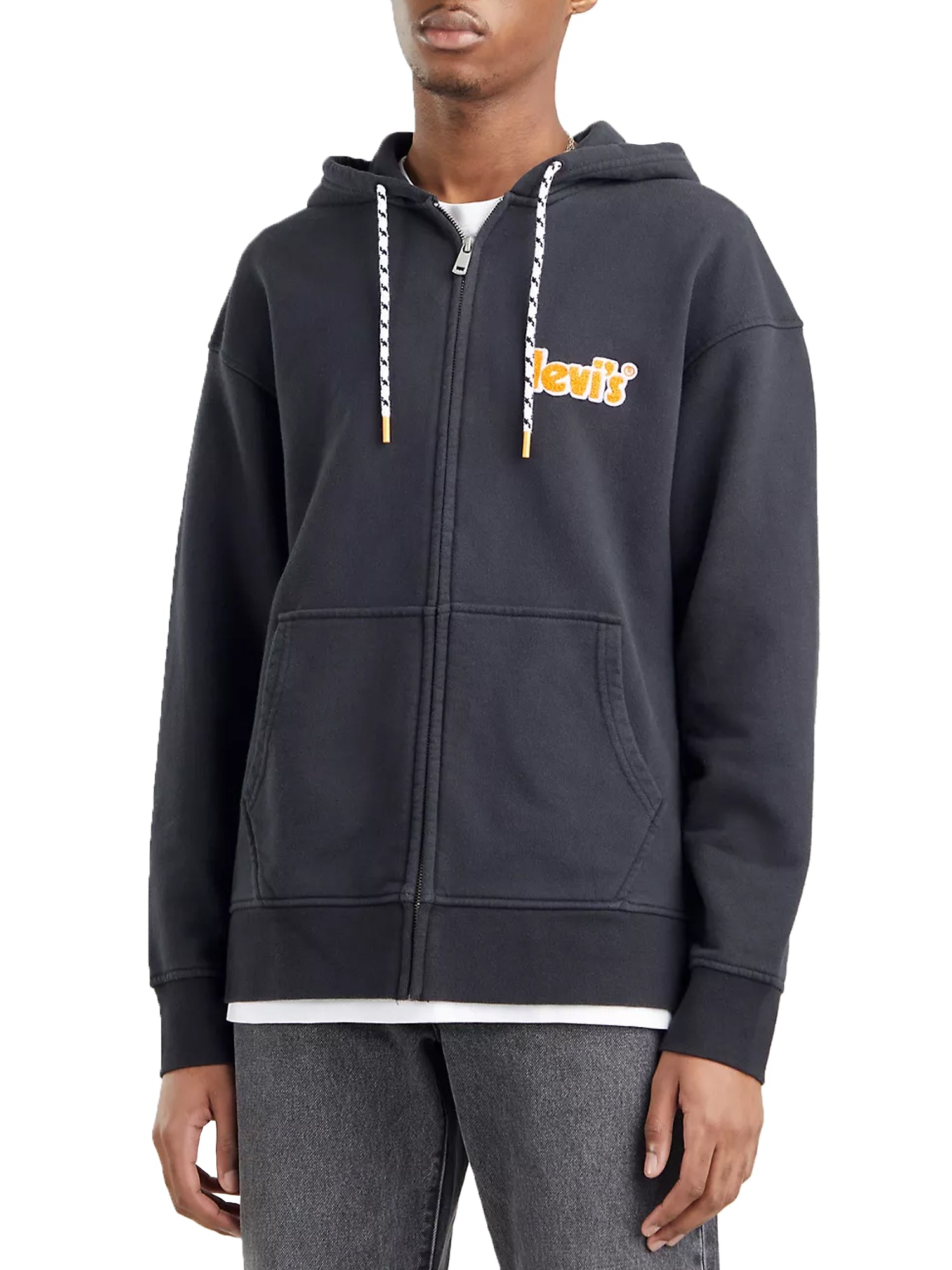RELAXED GRAPHIC ZIP UP HODDIE