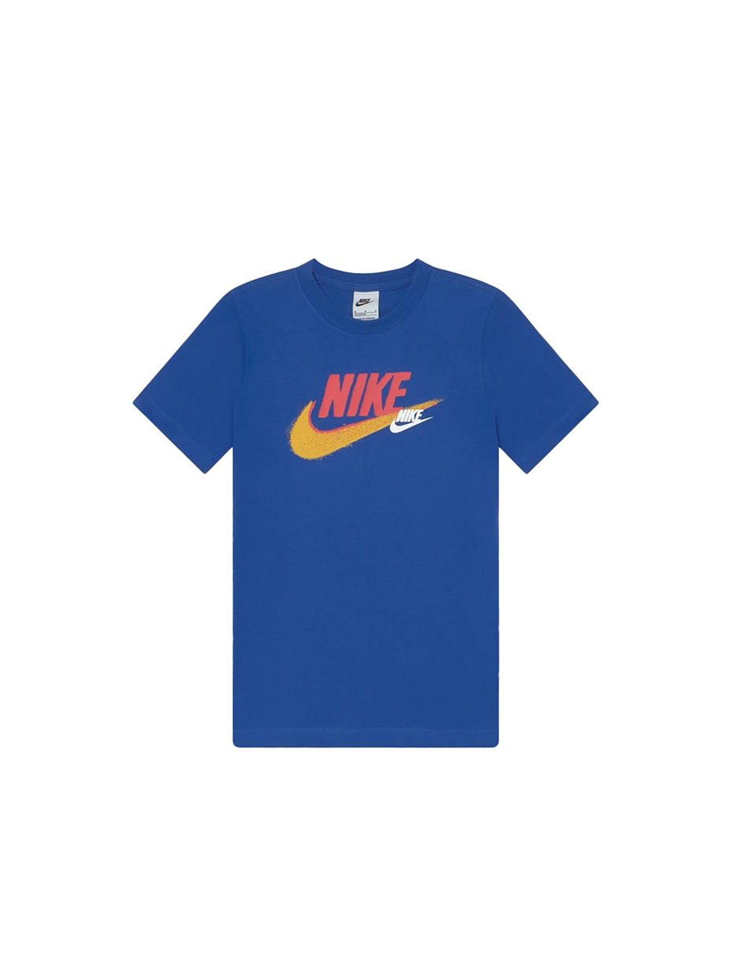 NIKE T-SHIRT MANICHE CORTE ISSUE BLU