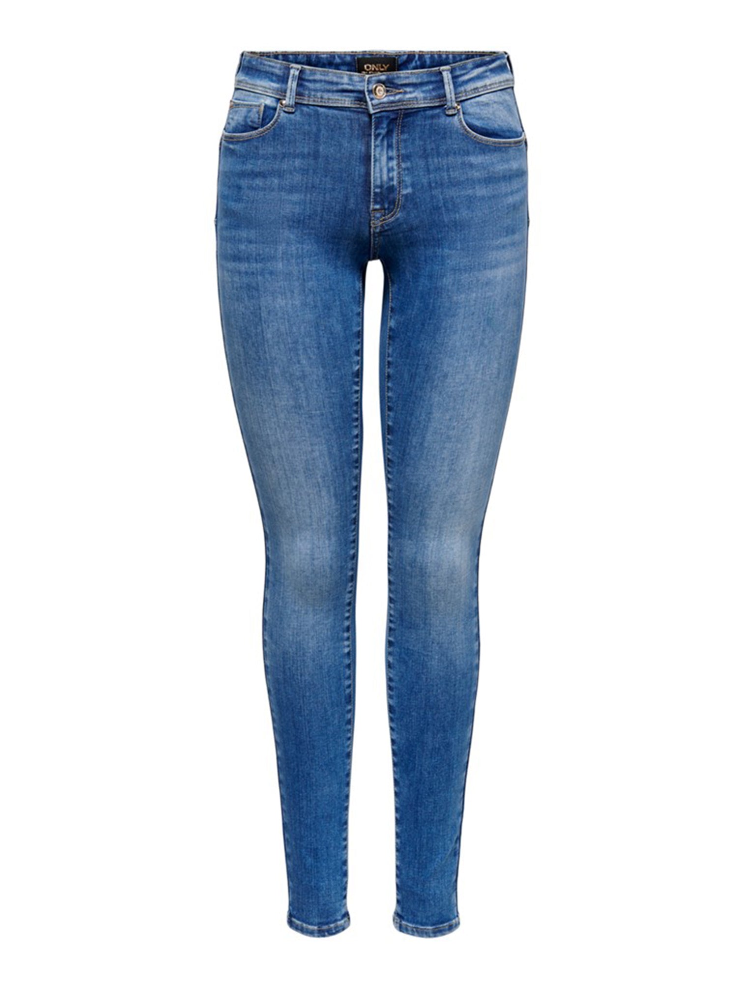 ONLY JEANS SKINNY PUSH SHAPE IN DENIM BLU