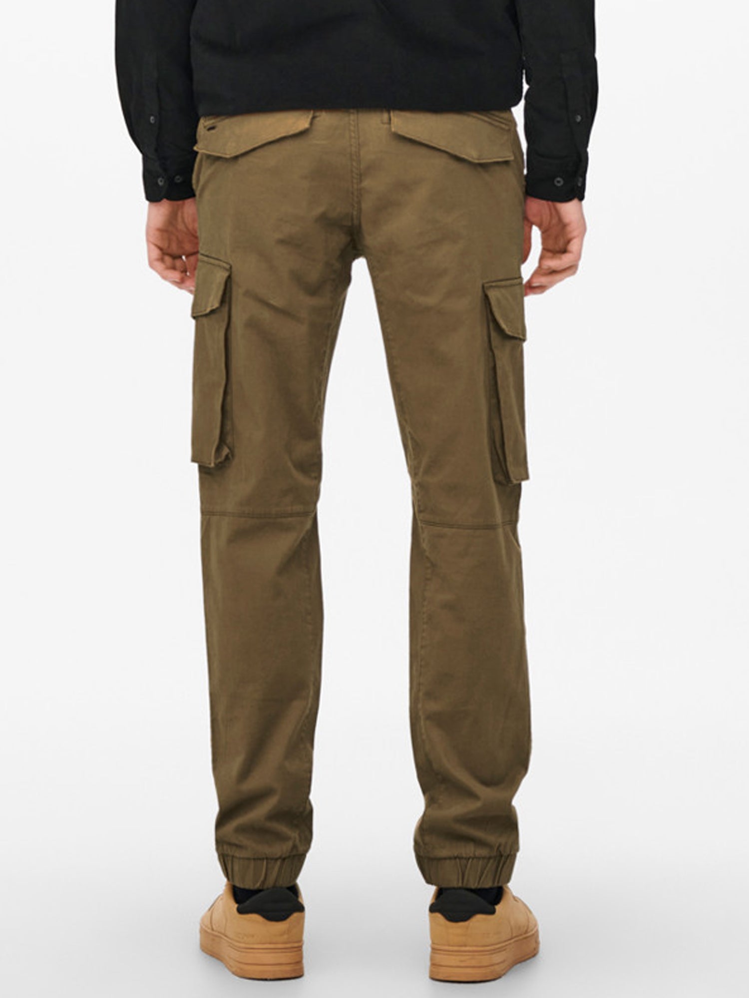 ONLY&SONS PANTALONI KIM CARGO CAMMELLO