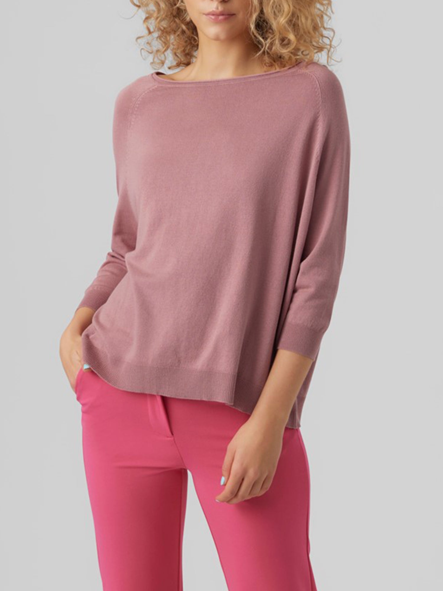 VERO MODA MAGLIA MANICHE 3/4 NELLIE ROSA